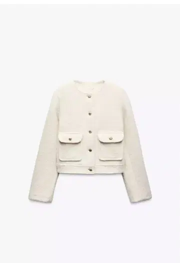ZARA 부클레 가디건