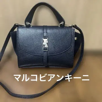 MARCO BIANCHINI 마르코 비앙키 천연 가죽 숄더백 블랙