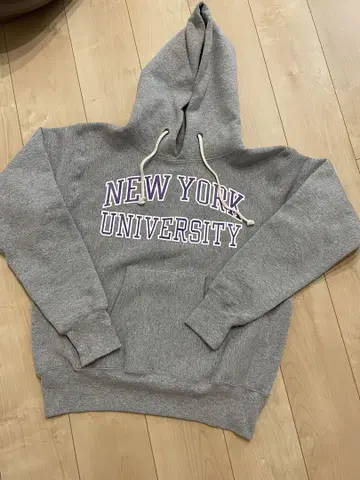 Champion NYU Reverse Weave 후드티 L 사이즈