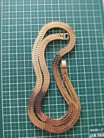 골드 스네이크 체인 목걸이 65cm