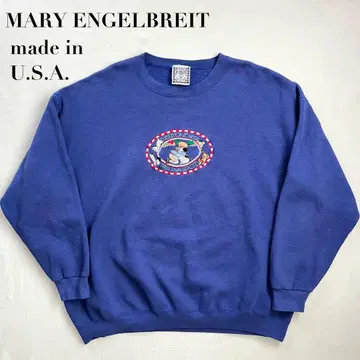 90s USA제 MARY ENGELBREIT 맨투맨 자수 개 XXL