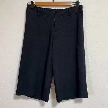 INED 이네드 하프 팬츠 무지 깔끔한 블랙 7호