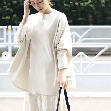 저널 스탠다드 텐지쿠 와이드 판초 롱Tee