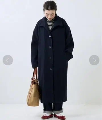 MACOBER FREAK'S STORE 마코버 울 스탠드 카라 코트