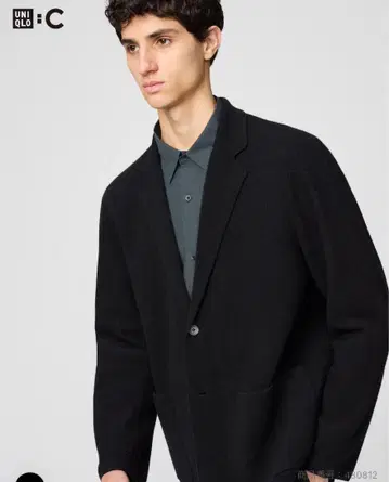 UNIQLO C 니트 자켓 블랙 M
