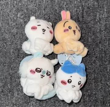 치이카와 (먼작귀) 봉제 인형 스크런치 전 4종 세트