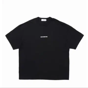 COOTIE C/R Smooth Jersey S/S Tee -Black-