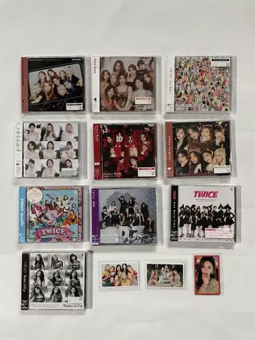 TWICE ONCE JAPAN 한정판 CD 10장 세트 카드는 3장만