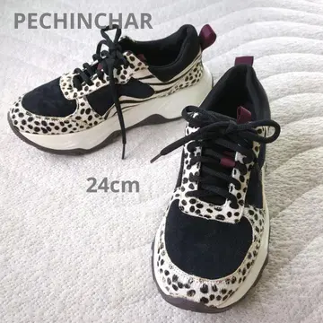PECHINCHAR 페신샤 야마다야 애니멀 무늬 스니커즈 24cm