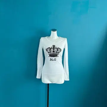 1297 LOVE MOSCHINO 모스키노 치비론T Y2K XS