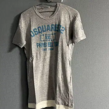 DSQUARED2 그레이 T셔츠 XXL 사이즈 S
