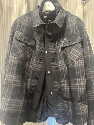 sacai plaid shirt 25aw
