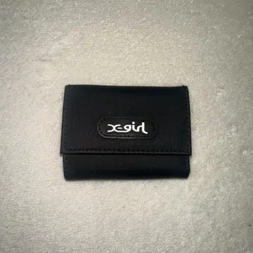 xgirl 블랙 3단 폴더형 지갑