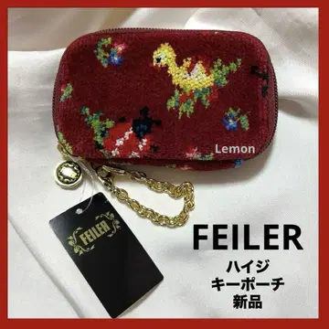 FEILER 페이러 하이디 키 파우치 노블 로즈 새상품 키케이스