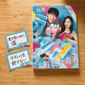 [ 스티커 포함 ] 닛테레 굿즈 래빗 퀵 재팬 잡지