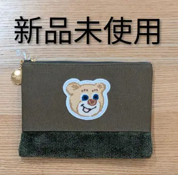 러브러리 바이 페이 올드 테디 와펜 파우치 미사용 새상품