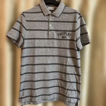 새상품급 LACOSTE 스트라이프 피케 셔츠 FAIRPLAY