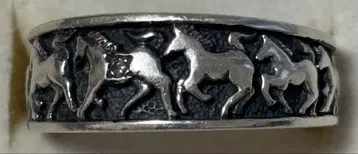 반지 SILVER 각인 말 13호