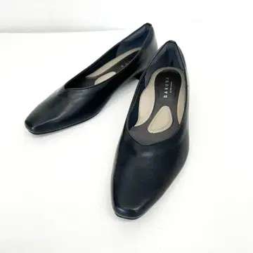 RAKUNA 라쿠나 컬러 전체 펌프스 힐 2cm 블랙 24.5cm