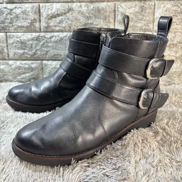 새상품급 fitflop 핏플랍 가죽 숏부츠 컴포트 밑창