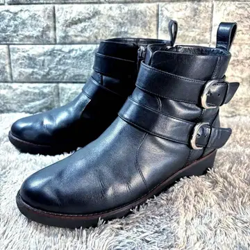 새상품급 fitflop 핏플랍 가죽 숏부츠 컴포트 밑창