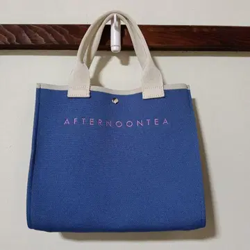 AFTERNOON TEA 파란색 토트백