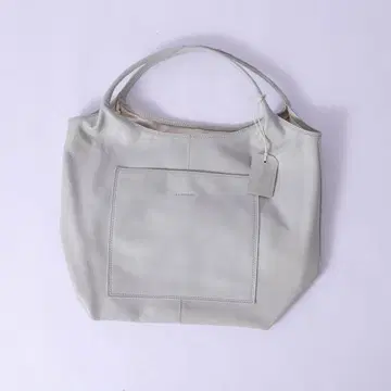 SHIMOTSUKI 천연 가죽 토트백 핸드백 숄더 그레이