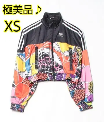 레어 아디다스 리치무니시 크롭 트랙 자켓