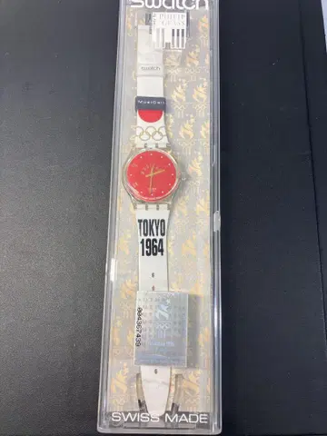 스와치 1996 애틀랜타 올림픽 기념 모델 1964 도쿄 디자인 손목시계