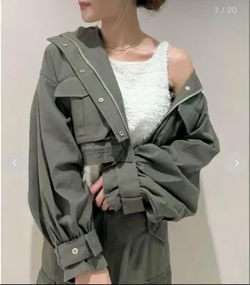 snidel 밀리터리 자켓