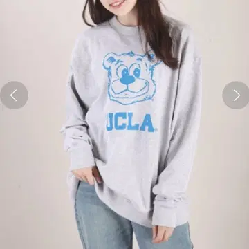 UCLA 곰 크루넥 맨투맨 칼리지 로고 프린트