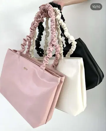 epine shoulder puff leather bag