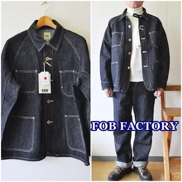 FOB F.O.B. 팩토리 F2410 커버올 헴프 데님 LL