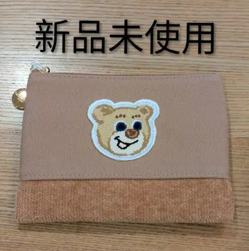 러브러리 바이 페이러 올드 테디 와펜 파우치 미사용 새상품