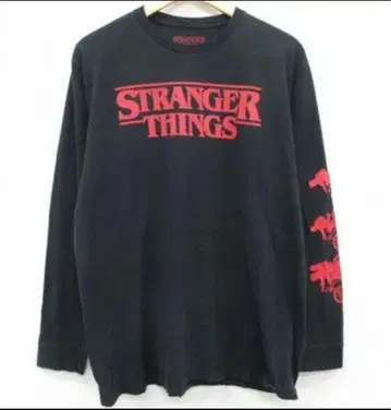 미국 구제 의류 STRANGER THINGS 긴팔 T셔츠