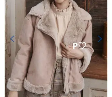 OLIVE des OLIVE 무스탕 자켓 코트