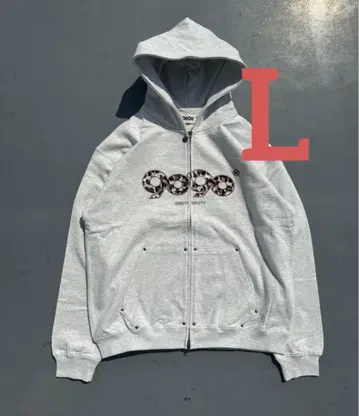 9090 OG 로고 어소트 집 후디