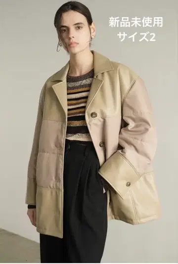 CLANE LEATHER SWITCHING OVER JACKET