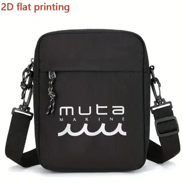 muta 그래픽 숄더백 바디백 블랙 9