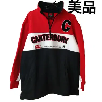 CANTERBURY OF NEW ZELAND 하프 지퍼 맨투맨