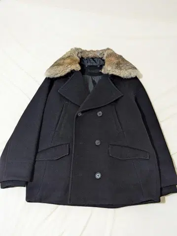 And A 피코트 블랙 (퍼 탈부착 가능)