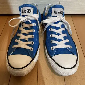 ALL STAR CONVERSE 로우컷 스니커즈 파랑 26.5