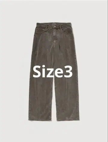 PIGMENT DYED FINX CORDUROY WIDE 5P PANTS