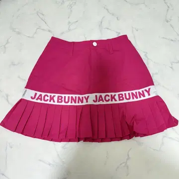 JACK BUNNY 핑크 플리츠 스커트 사이즈 0