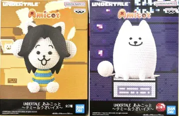 UNDERTALE 아미코토 피규어 테미 우자이이누 2종 세트