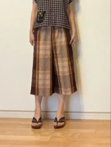 빈티지 원단 리메이크 팬츠