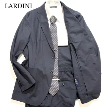 [ 새상품급 ] LARDINI 수트 셋업 easy wear 네이비 50