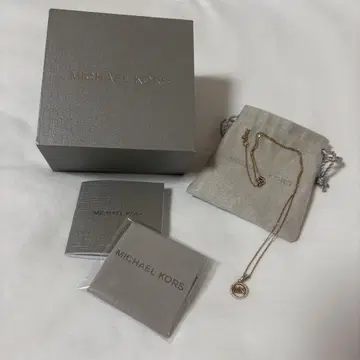 MICHEAL KORS 목걸이 로즈 골드