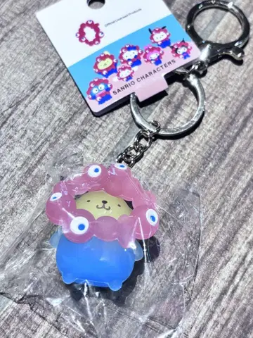 산리오 미야쿠미야쿠 클리어 키링 폼폼푸딩 폼 1