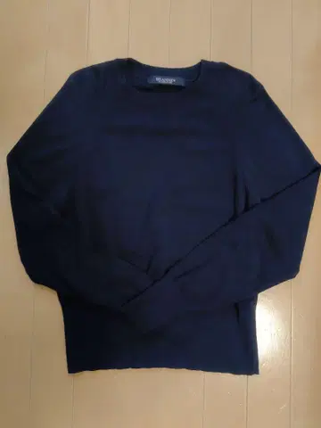 [ BRAHMIN ] 네이비 긴팔 니트 코튼 100